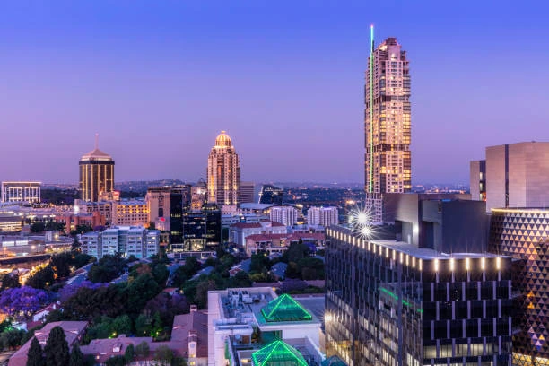 The modern Sandton skyline, where GP TechSupport offers premium IT services for businesses.